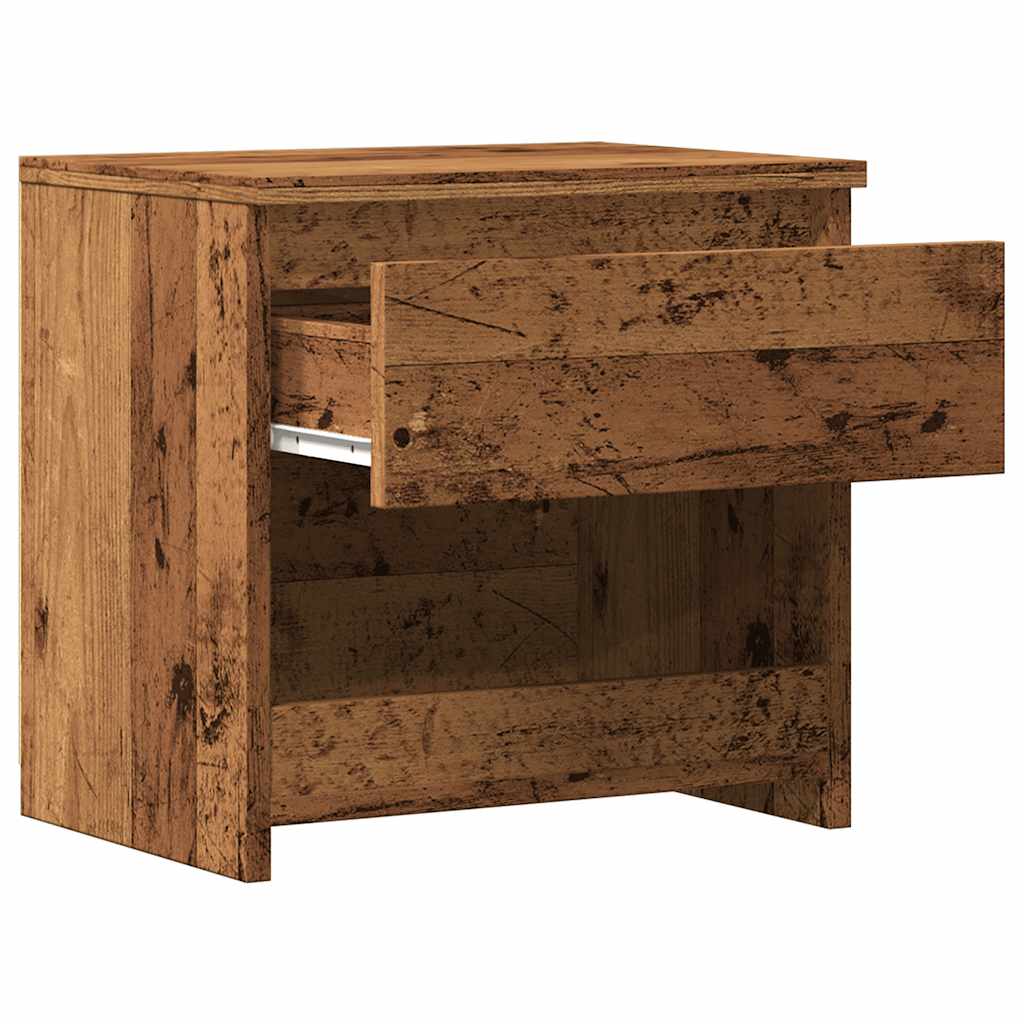 Bedside Cabinet Old Wood 40x30x39 cm Engineered Wood