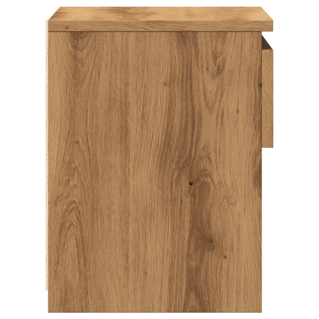 Bedside Cabinet Artisan Oak 40x30x39 cm Engineered Wood