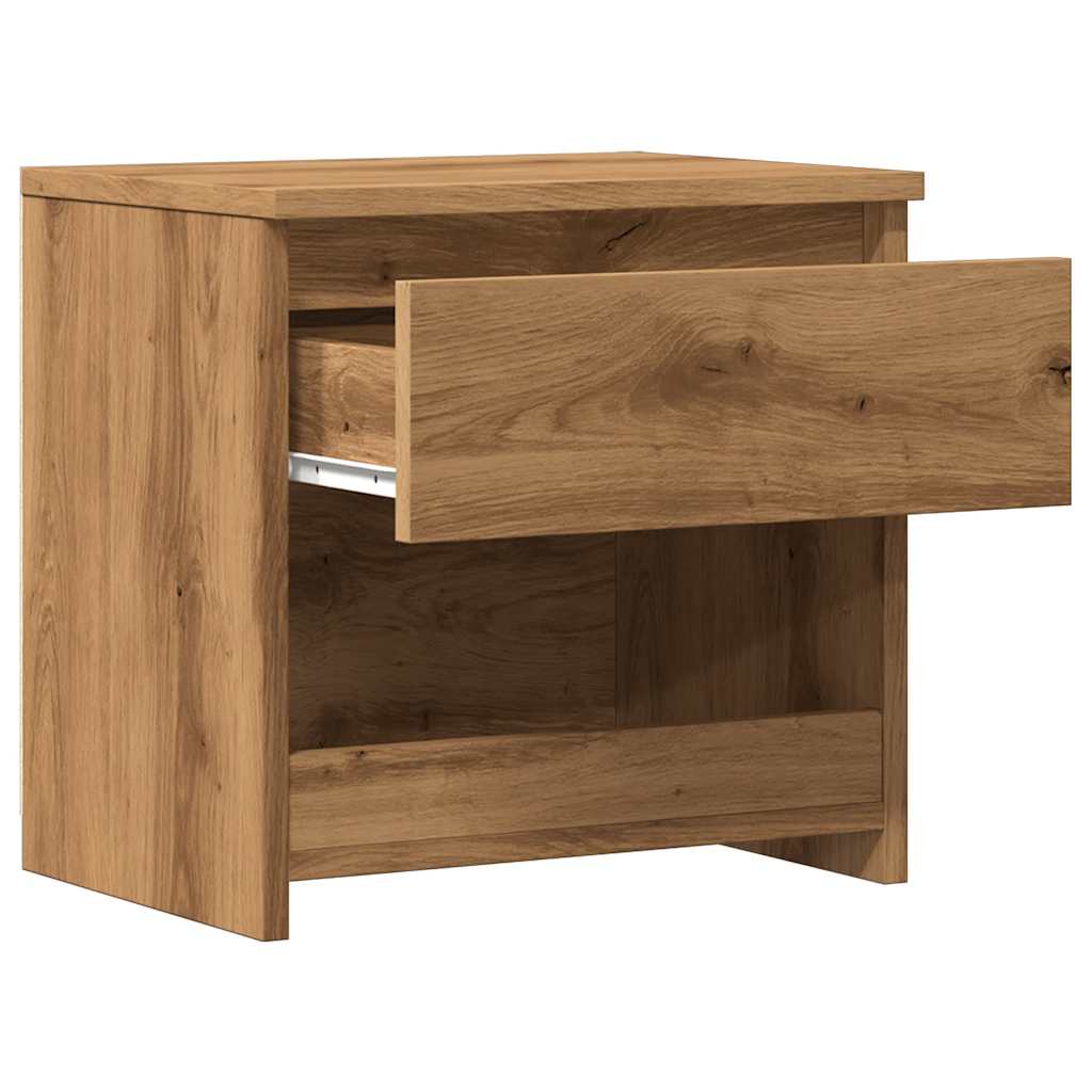 Bedside Cabinet Artisan Oak 40x30x39 cm Engineered Wood