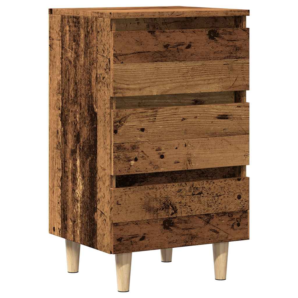 Bedside Cabinet Old Wood 40x35x69 cm Engineered Wood