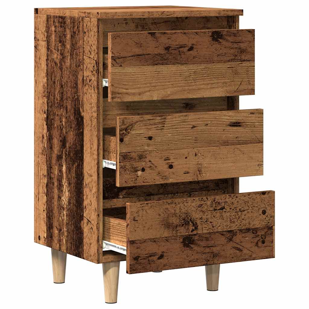 Bedside Cabinet Old Wood 40x35x69 cm Engineered Wood