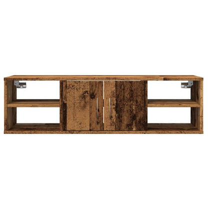 Wall Cabinet Old Wood 102x30x29 cm Engineered Wood