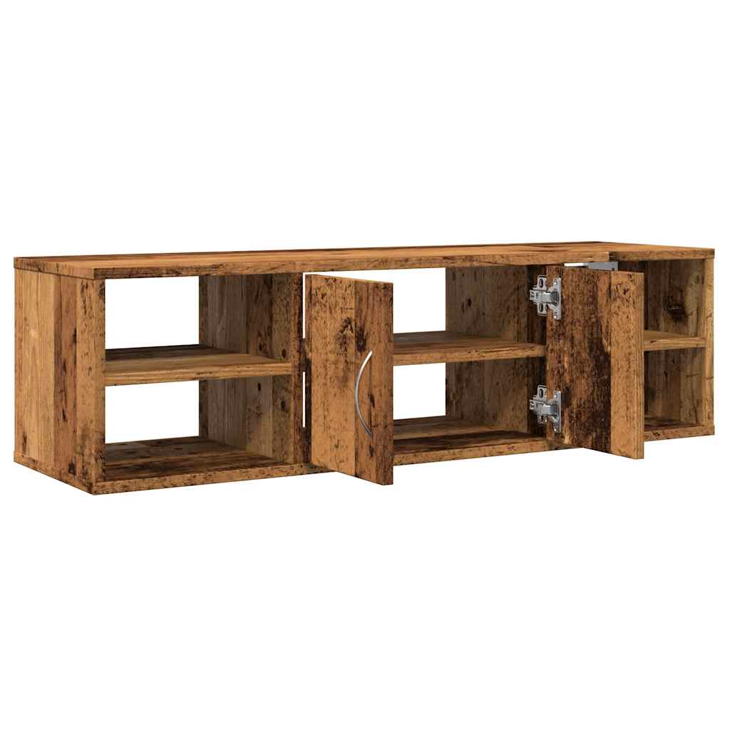 Wall Cabinet Old Wood 102x30x29 cm Engineered Wood