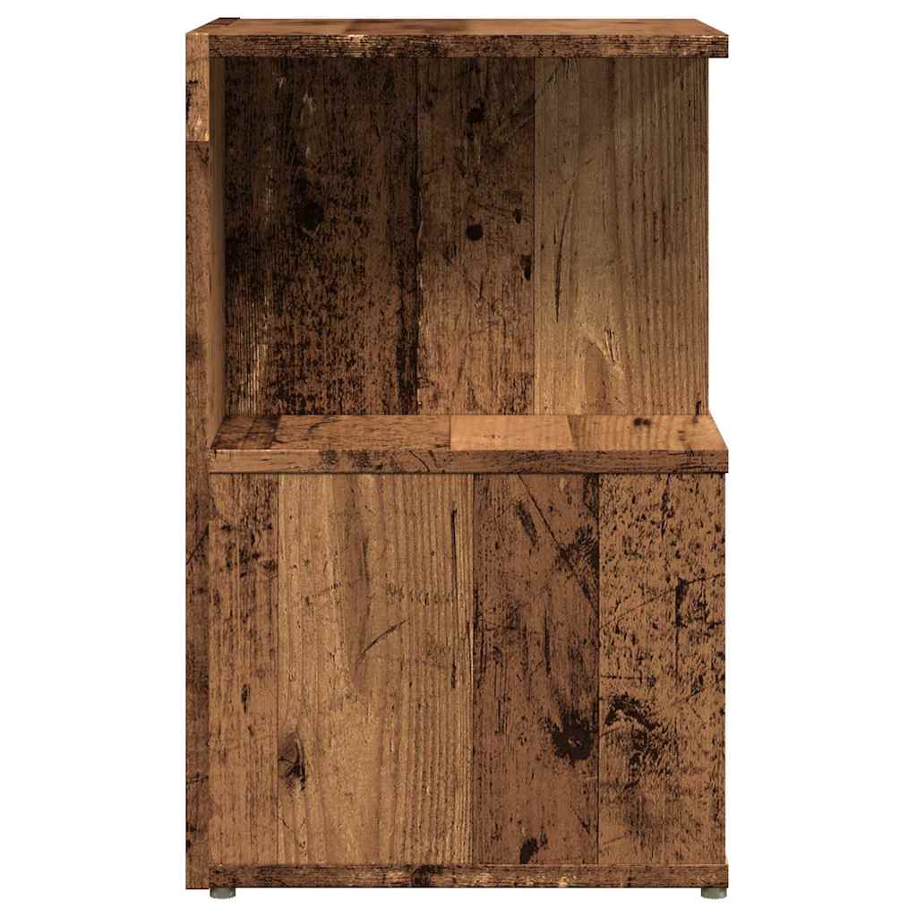 Bedside Cabinet Old Wood 35x35x55 cm Engineered Wood