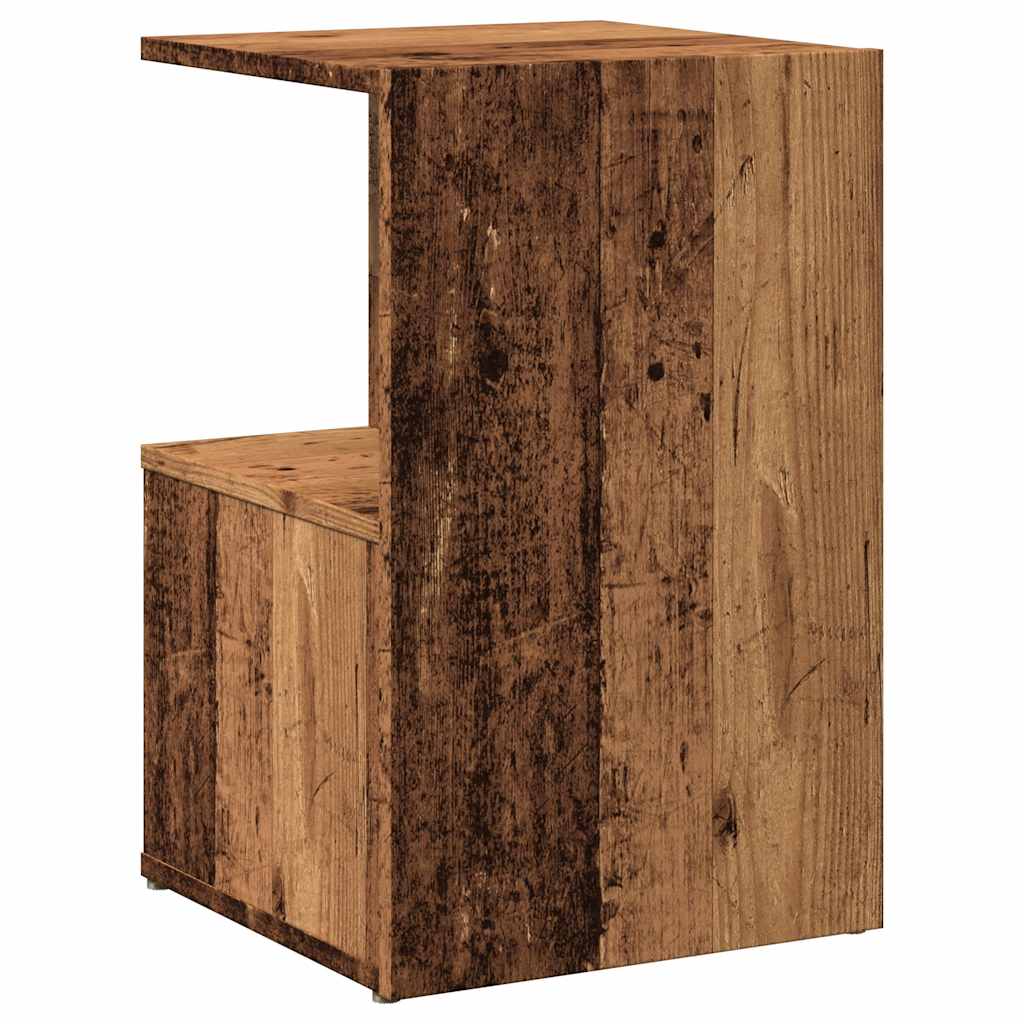 Bedside Cabinet Old Wood 35x35x55 cm Engineered Wood