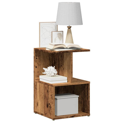 Bedside Cabinet Old Wood 35x35x55 cm Engineered Wood