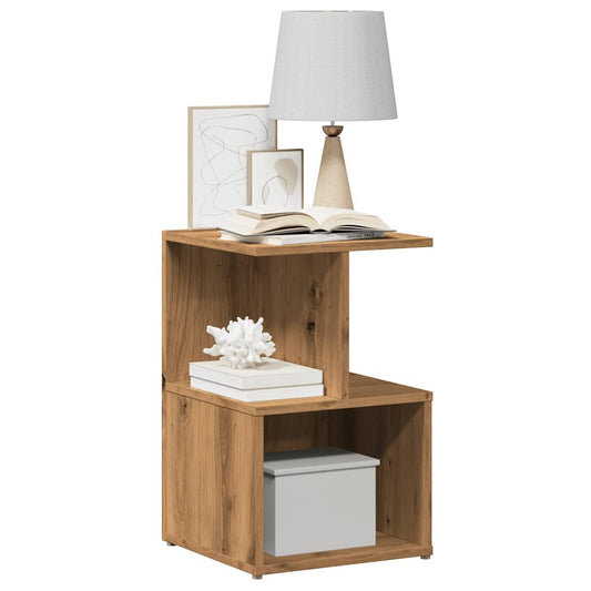 Bedside Cabinets 2 pcs Artisan Oak 35x35x55 cm Engineered Wood