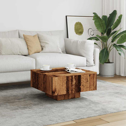 Coffee Table Old Wood 60x60x31.5 cm Engineered Wood