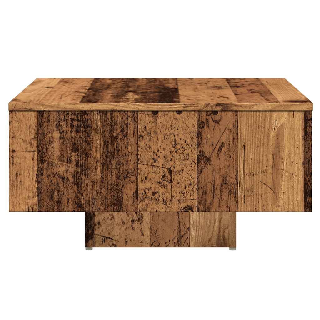 Coffee Table Old Wood 60x60x31.5 cm Engineered Wood