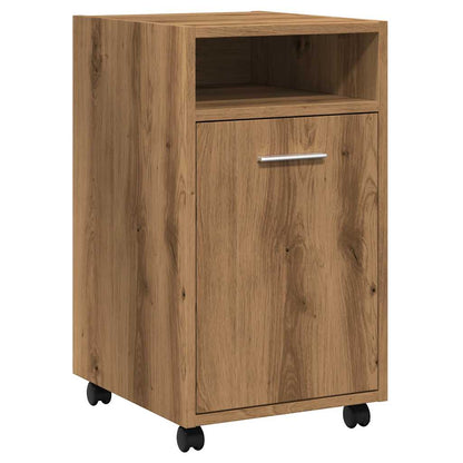 Cabinet with Wheels Artisan Oak 33x38x60 cm Engineered Wood