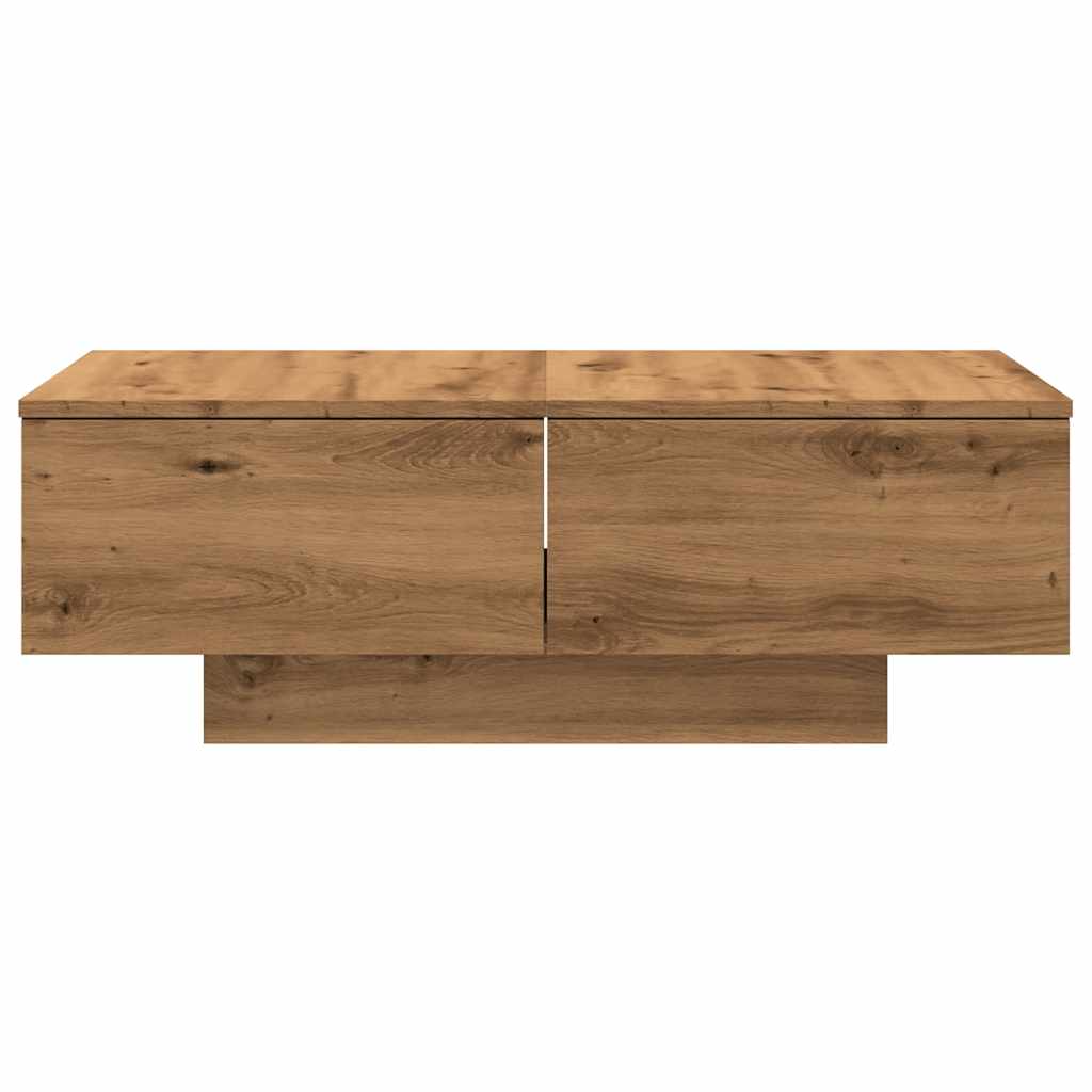 Coffee Table Artisan Oak 90x60x31 cm Engineered Wood