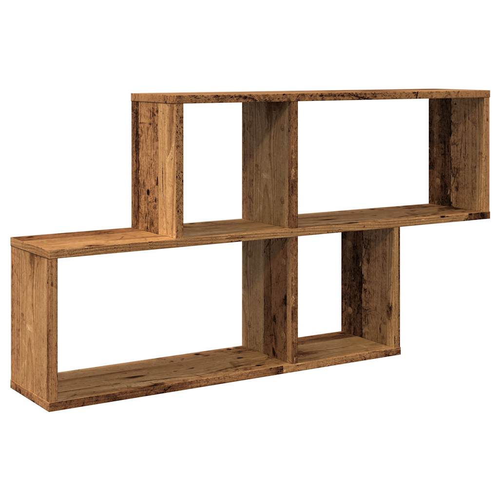 Wall Shelf Old Wood 100x18x53 cm Engineered Wood