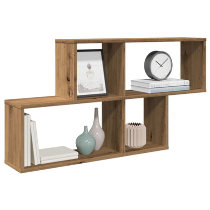 Wall Shelf Artisan Oak 100x18x53 cm Engineered Wood