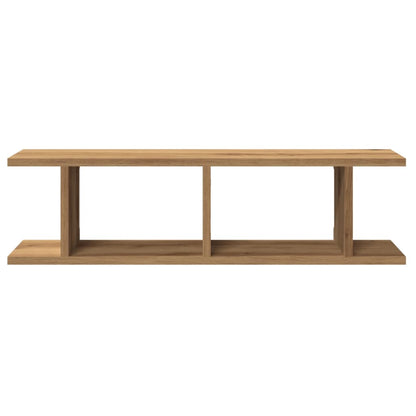 Wall Shelves 2 pcs Artisan Oak 75x18x20 cm Engineered Wood