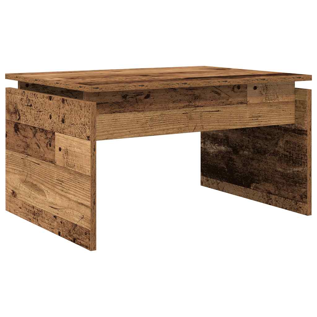 Coffee Table Old Wood 68x50x38 cm Engineered Wood