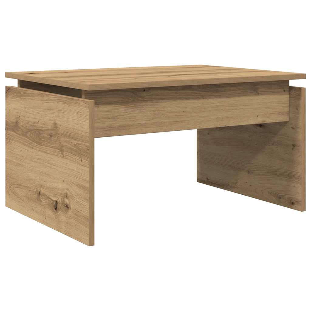 Coffee Table Artisan Oak 68x50x38 cm Engineered Wood