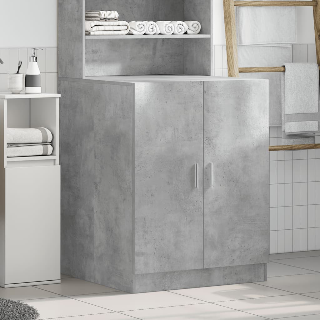 Washing Machine Cabinet Concrete Grey 70.5x71.5x91.5 cm