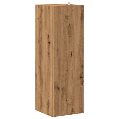 Corner Cabinet Artisan Oak 33x33x100 cm Engineered Wood