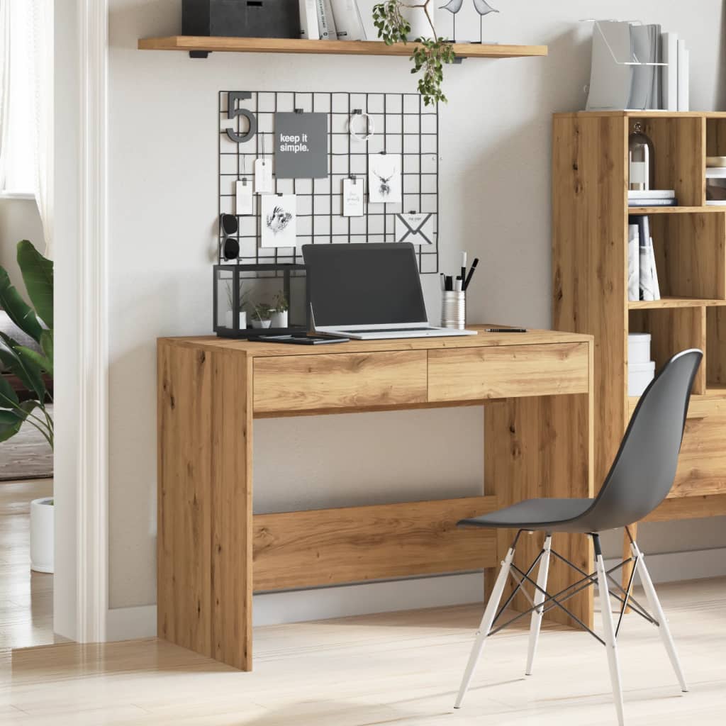 Desk Artisan Oak 101x50x76.5 cm Engineered Wood