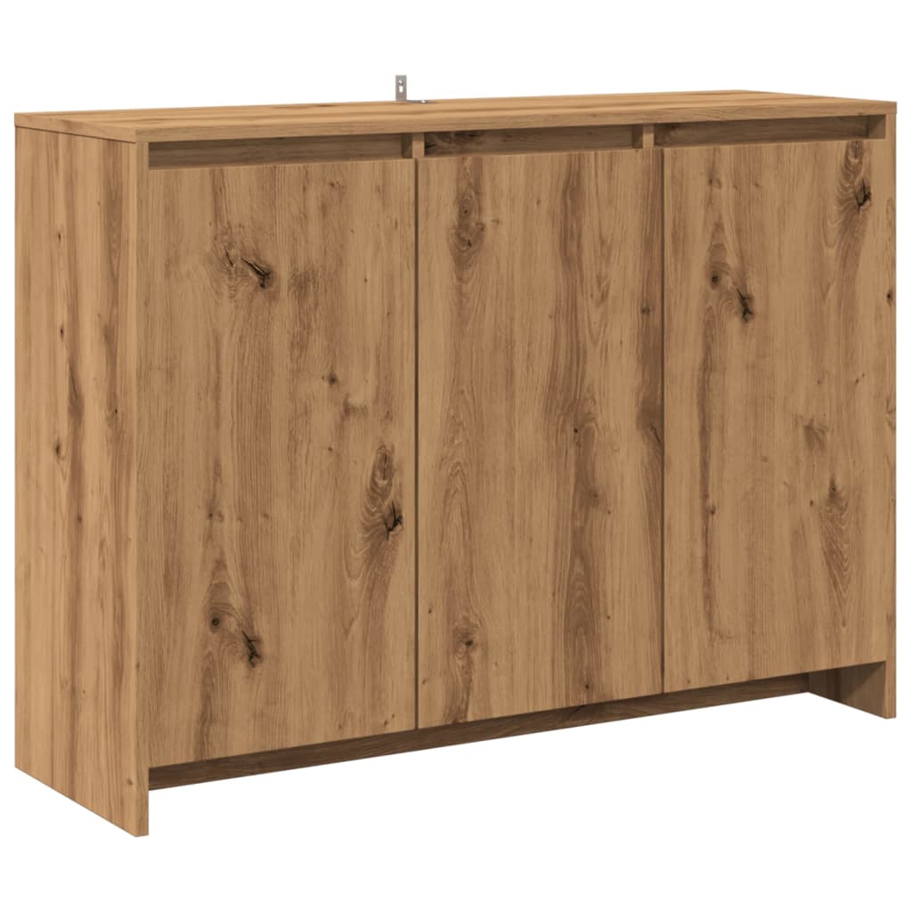 Sideboard Artisan Oak 102x33x75 cm Engineered Wood