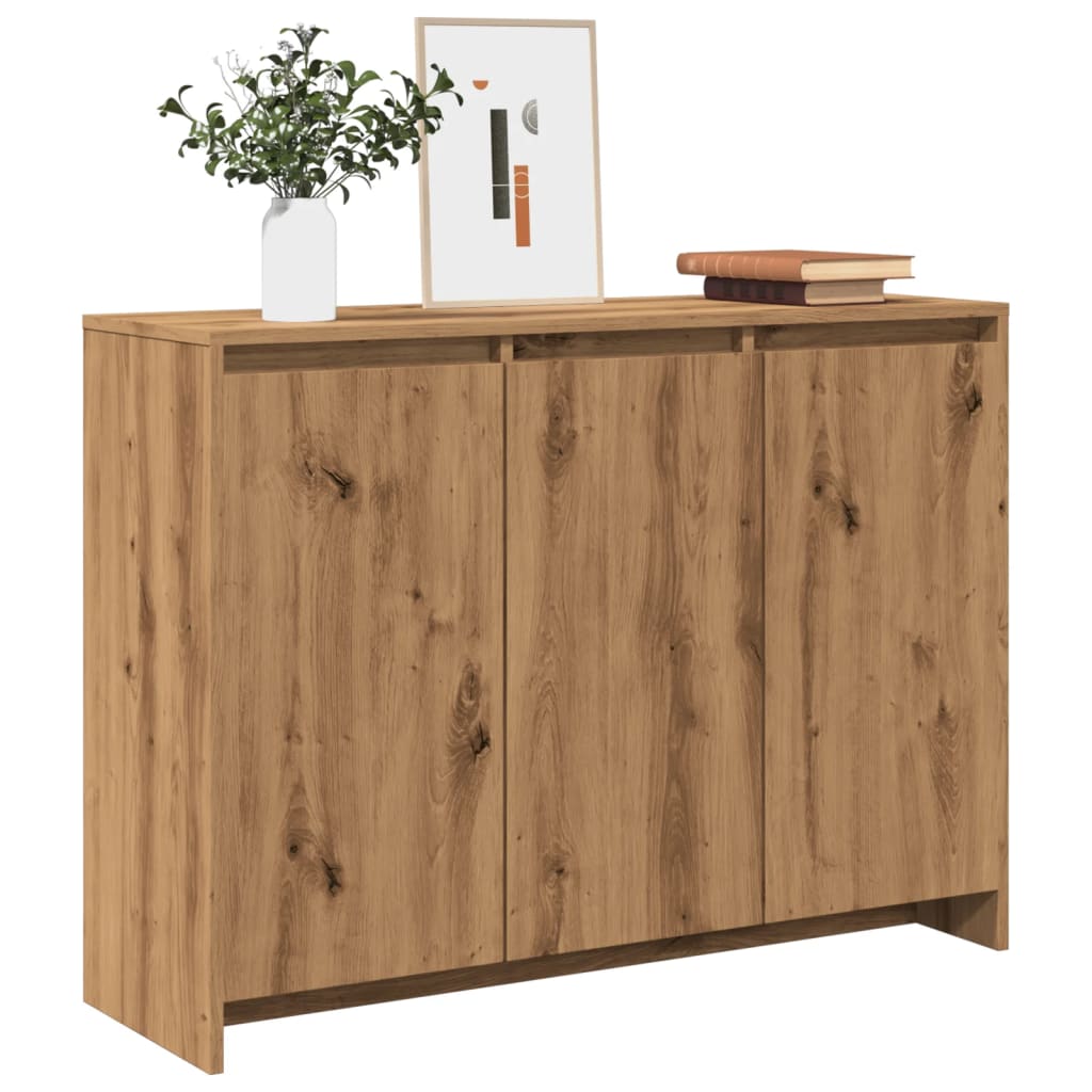 Sideboard Artisan Oak 102x33x75 cm Engineered Wood