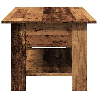 Coffee Table Old Wood 102x55x42 cm Engineered Wood