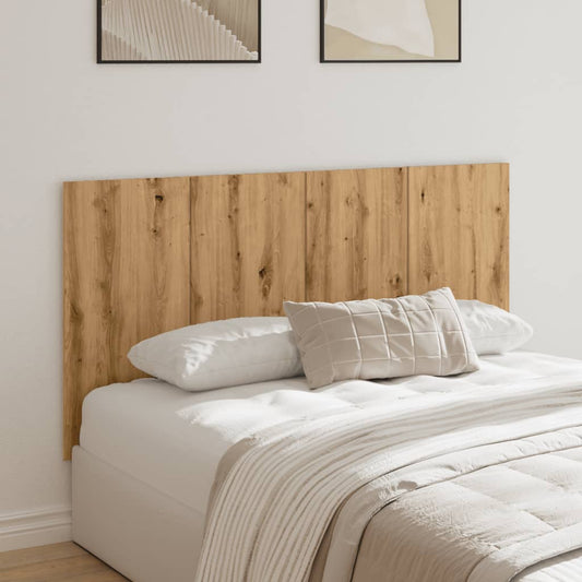 Bed Headboard Artisan Oak 160x1.5x80 cm Engineered Wood