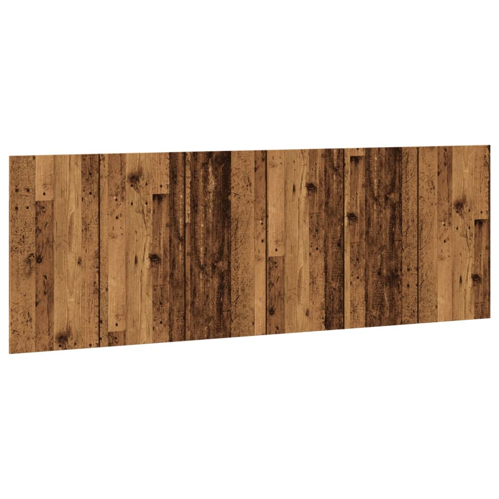 Wall Headboard Old Wood 240x1.5x80 cm Engineered Wood