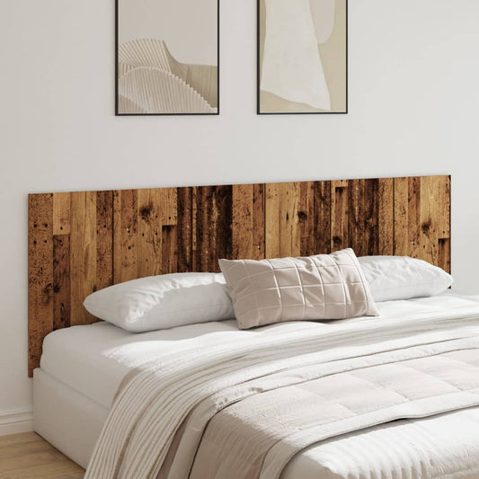 Wall Headboard Old Wood 240x1.5x80 cm Engineered Wood