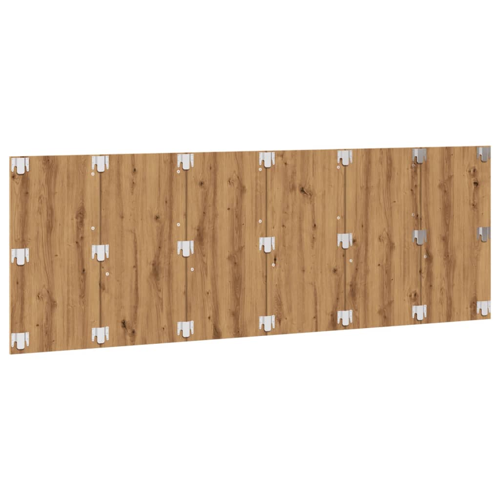 Wall Headboard Artisian Oak 240x1.5x80 cm Engineered Wood