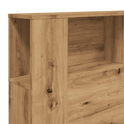 Headboard Cabinet Artisian Oak 180x18.5x102.5 cm Engineered Wood