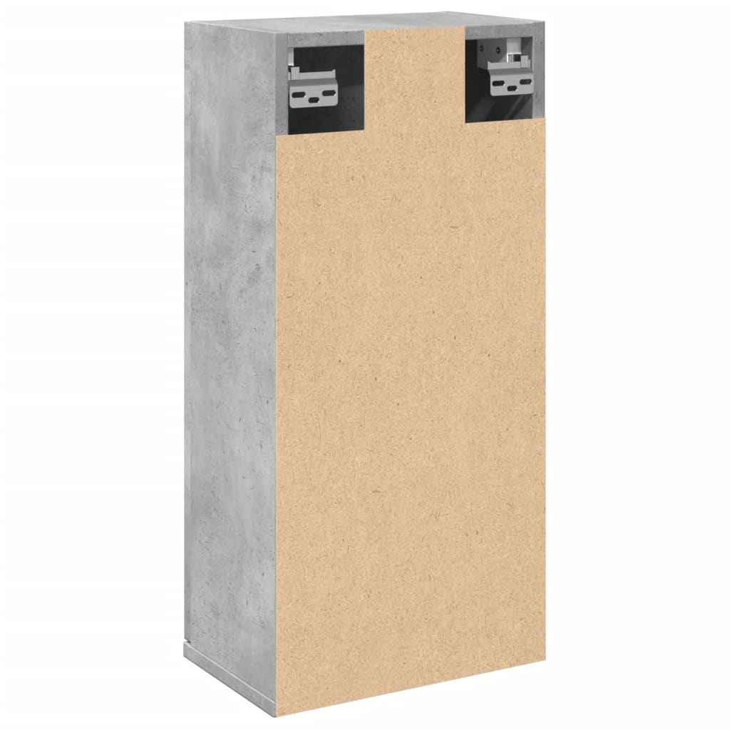 Wall-mounted Bathroom Cabinet Concrete Grey 32x20x67 cm