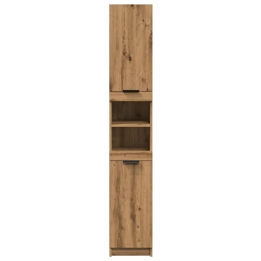 Bathroom Cabinet Artisan Oak 32x34x188.5 cm Engineered Wood