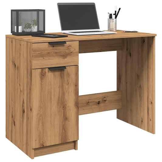 Desk Artisan Oak 100x50x75 cm Engineered Wood