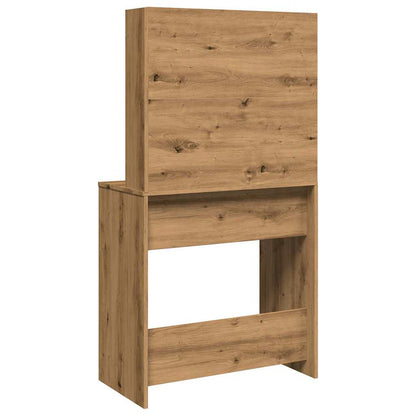 Dressing Table with Mirror Artisan Oak 74.5x40x141 cm