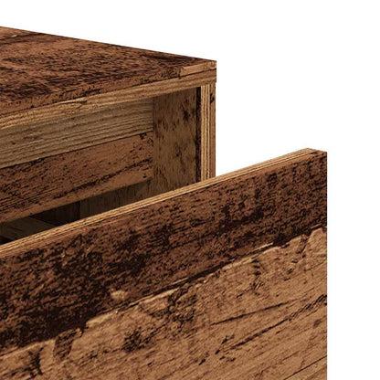 Box Drawer Old Wood 40.5x40x40 cm Engineered Wood