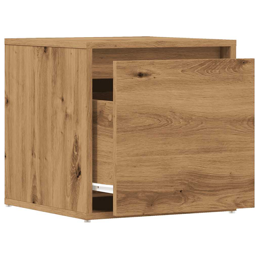 Box Drawer Artisan Oak 40.5x40x40 cm Engineered Wood