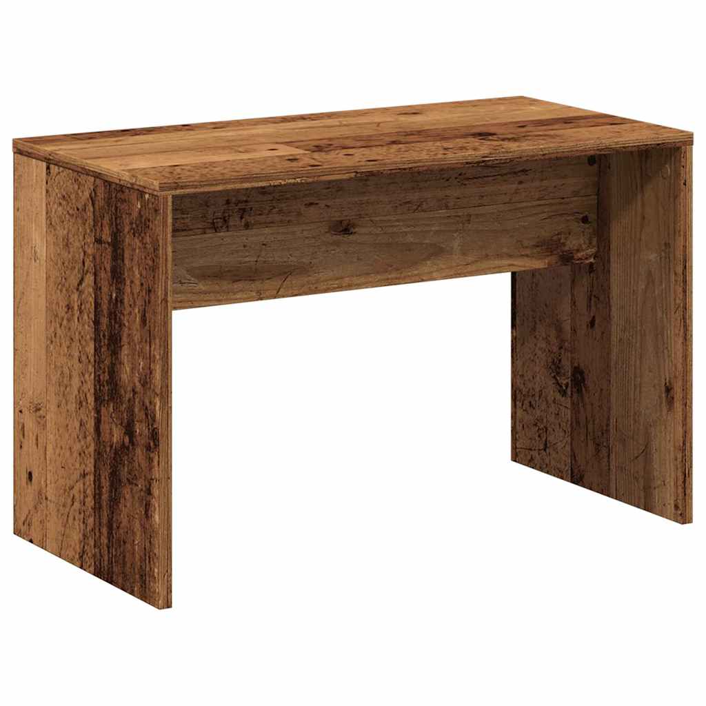 Dressing Stool Old Wood 70x35x45 cm Engineered Wood