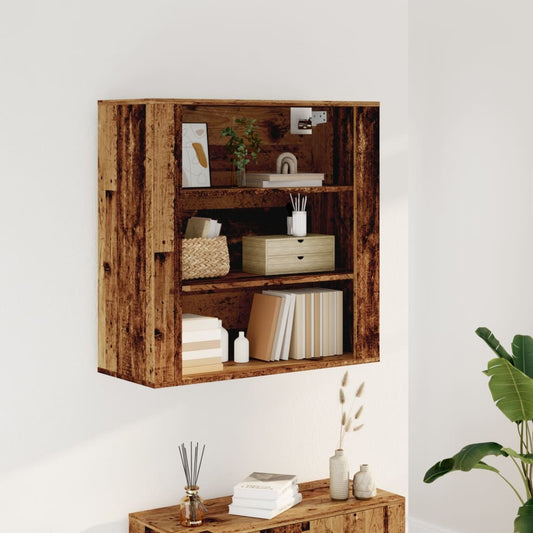 Wall Cabinet Old Wood 80x33x80 cm Engineered Wood