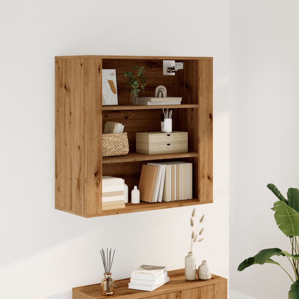 Wall Cabinet Artisian Oak 80x33x80 cm Engineered Wood