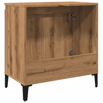 Sink Cabinet Artisan Oak 58x33x60 cm Engineered Wood