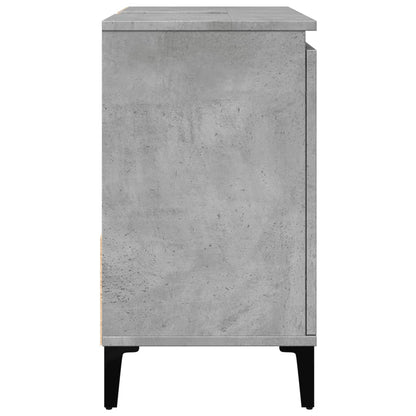 Sink Cabinet Concrete Grey 65x33x60 cm Engineered Wood