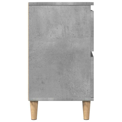 Sink Cabinet Concrete Grey 80x33x60 cm Engineered Wood