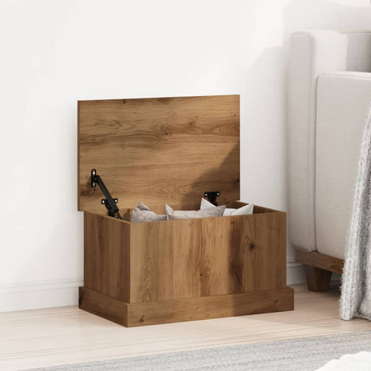 Storage Box Artisan Oak 30x50x28 cm Engineered Wood