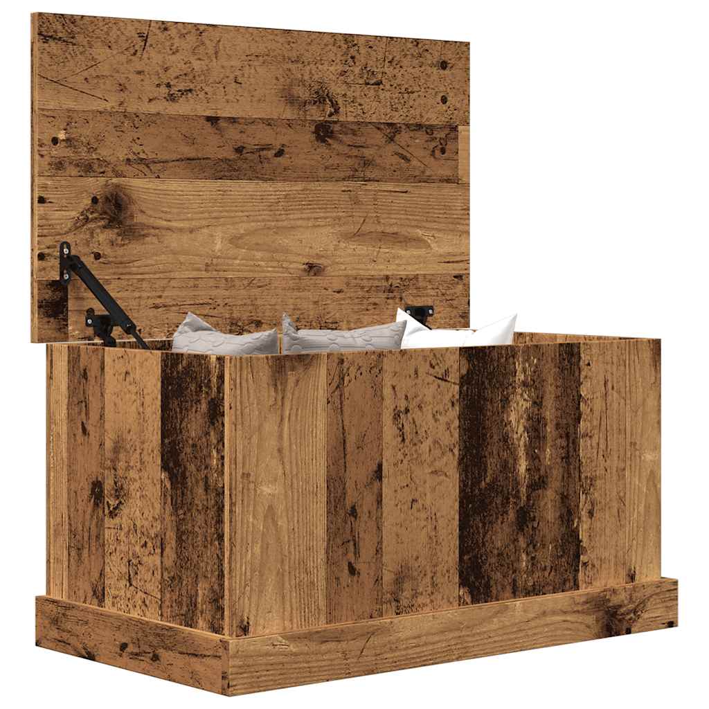 Storage Box Old Wood 70x40x38 cm Engineered Wood