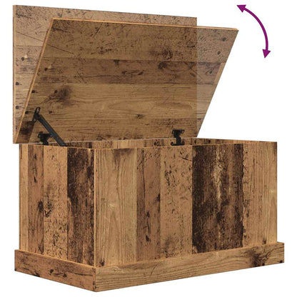 Storage Box Old Wood 70x40x38 cm Engineered Wood