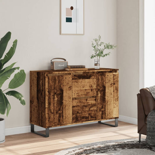 Sideboard Old Wood 104x35x70 cm Engineered Wood