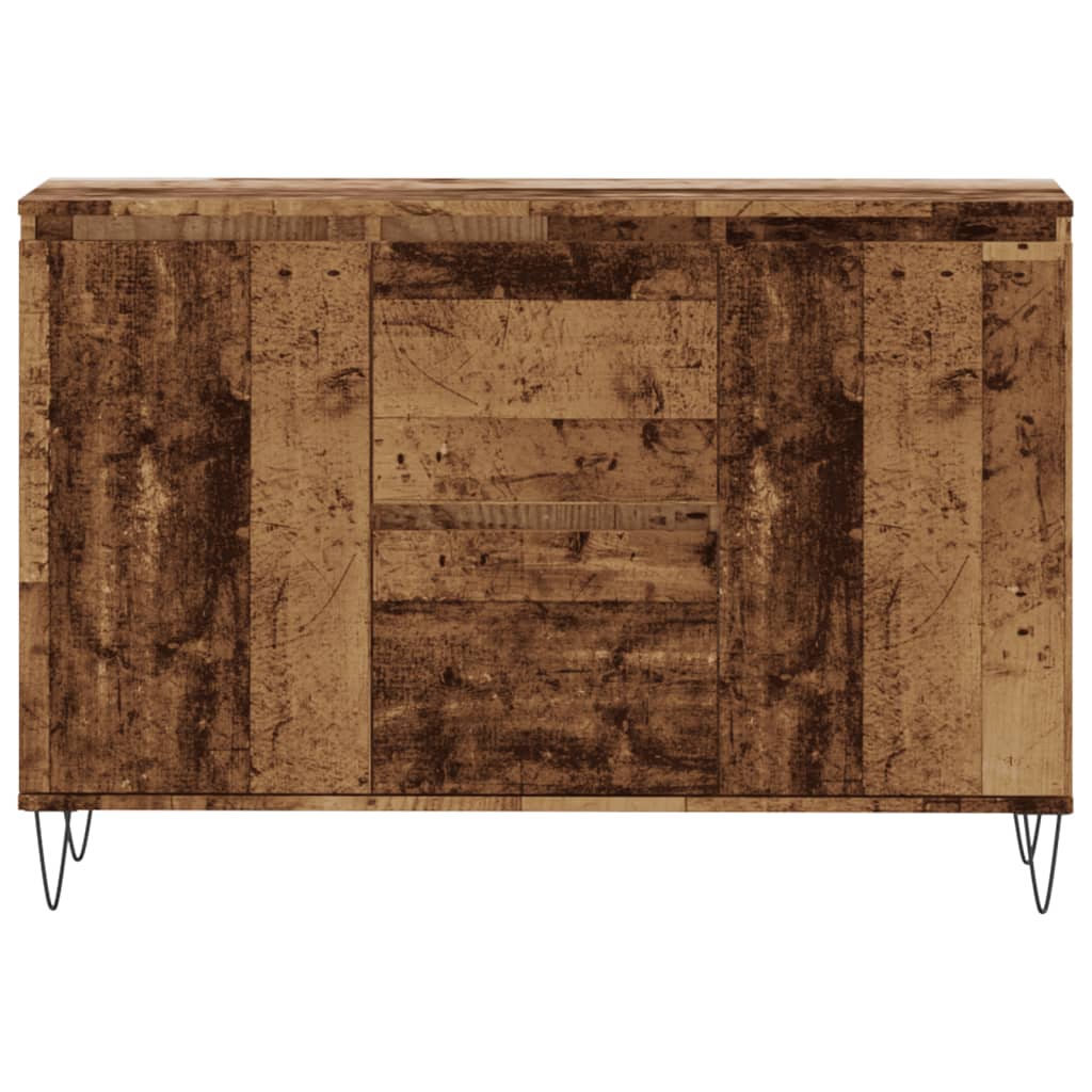 Sideboard Old Wood 104x35x70 cm Engineered Wood