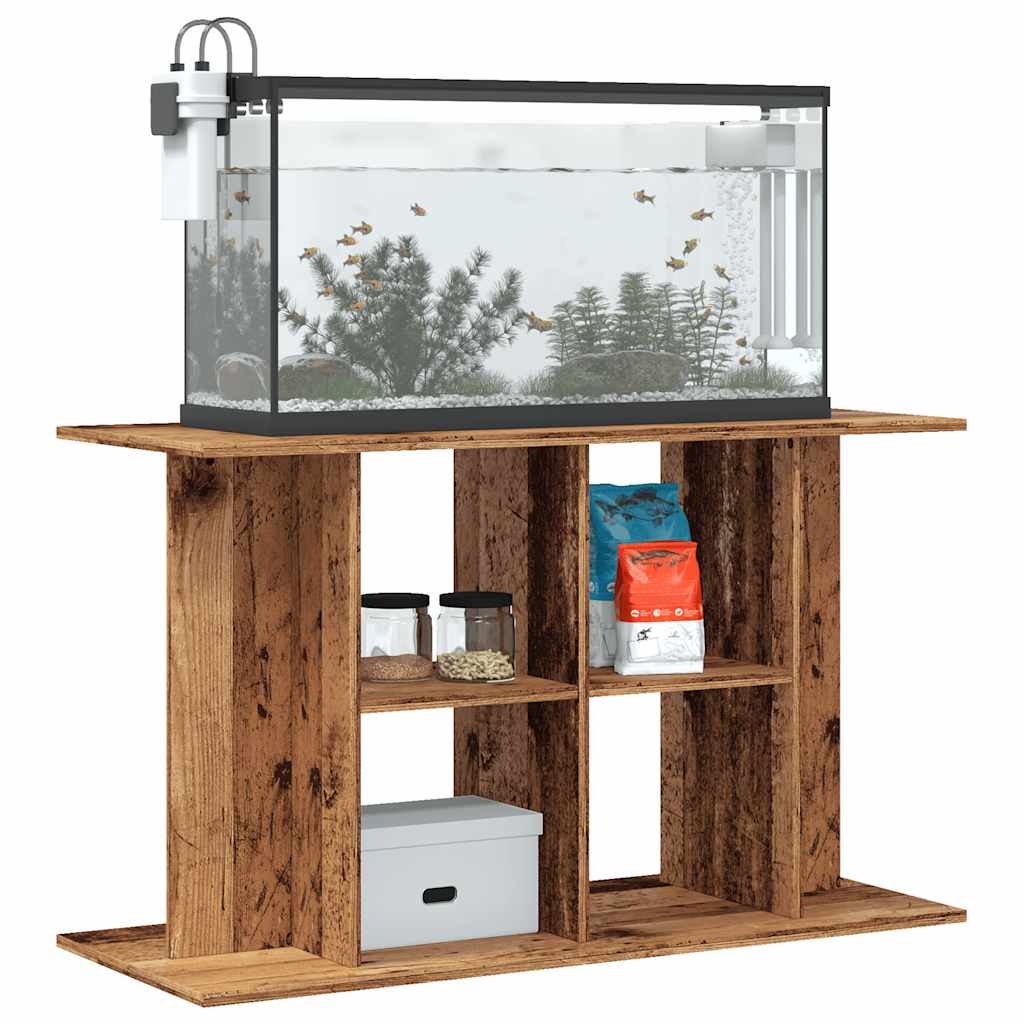 Aquarium Stand Old Wood 100x40x60 cm Engineered Wood