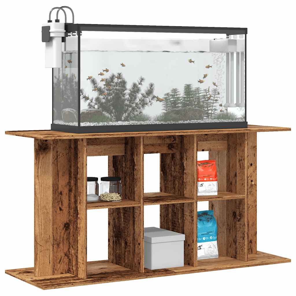 Aquarium Stand Old Wood 120x40x60 cm Engineered Wood